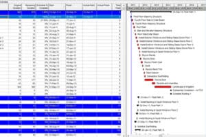 Analyzing Near-Critical Paths in the Schedule