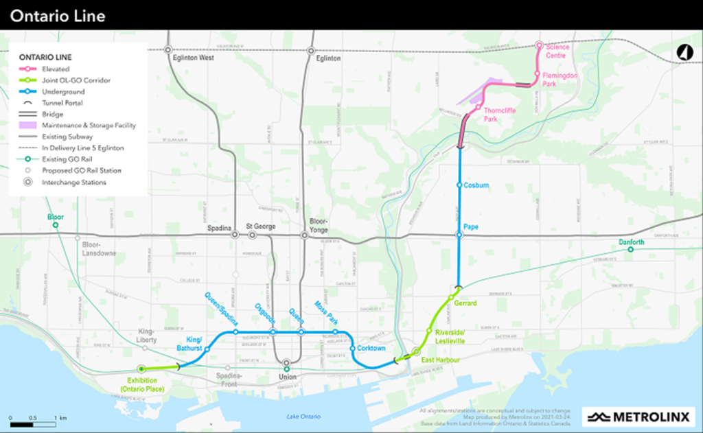 Ontario  Line Subway