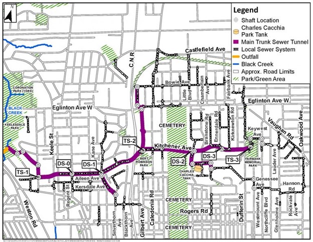 Fairbank  Silverthorn Storm Trunk Sewer System